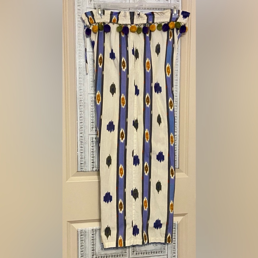 VGUC Ollari NewYork-Made 4-Sale @Anthropology- Fun Sz-XL Lounge Wide Leg Bottoms